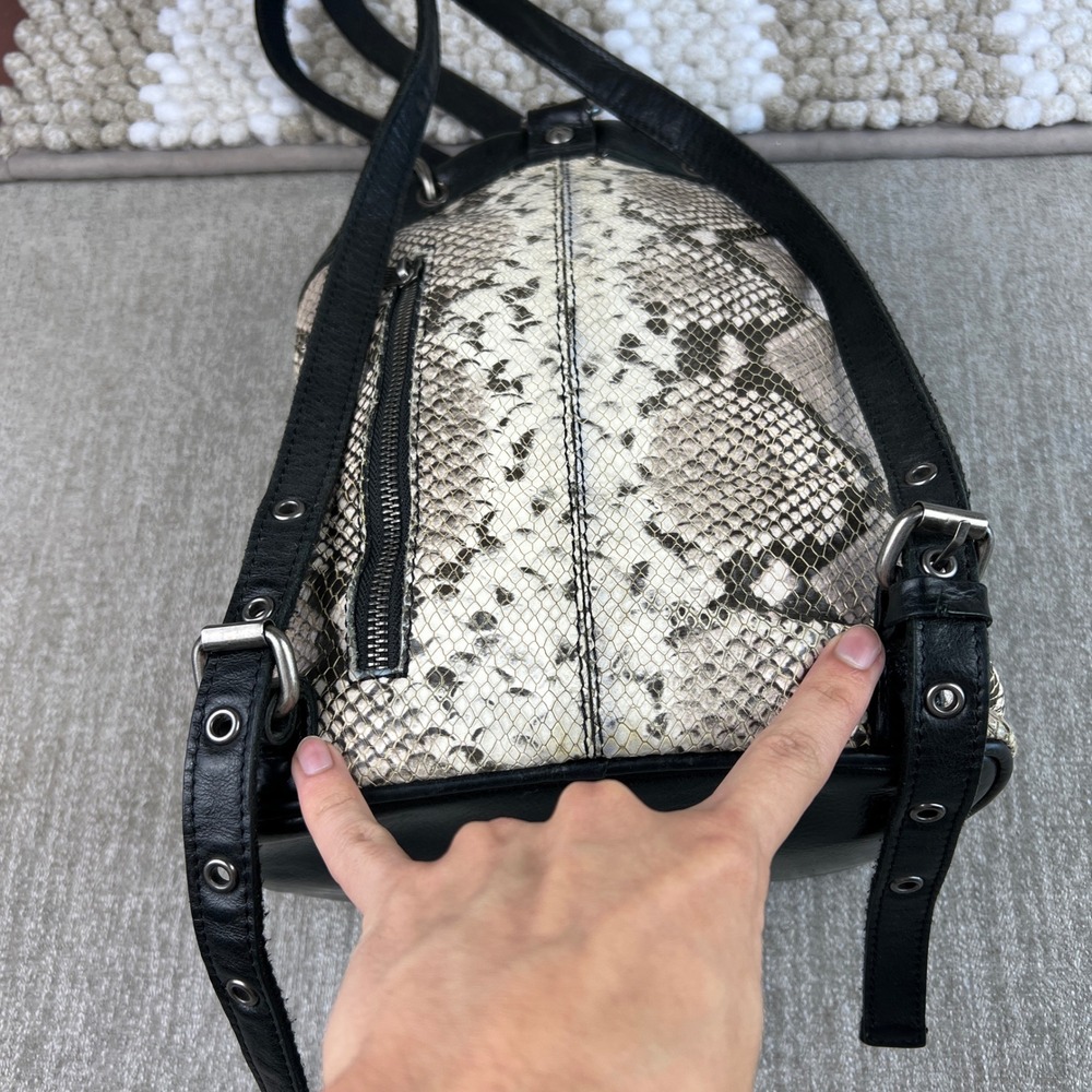 Patricia Nash Snakeskin Python Leather Convertibl… - image 5